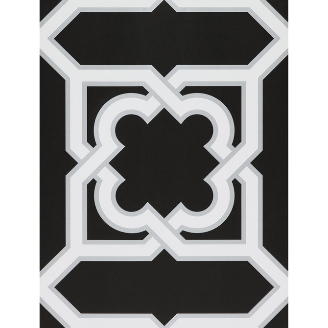 Martin Fdo Onyx/Blanco by Gaston Y Daniela Designer Wallcovering LORENZO CASTILLO HISPANIA WP PAPER - 100% Spain Horizontal: and Vertical: 20.8 20.8 - Swanky Fabrics -