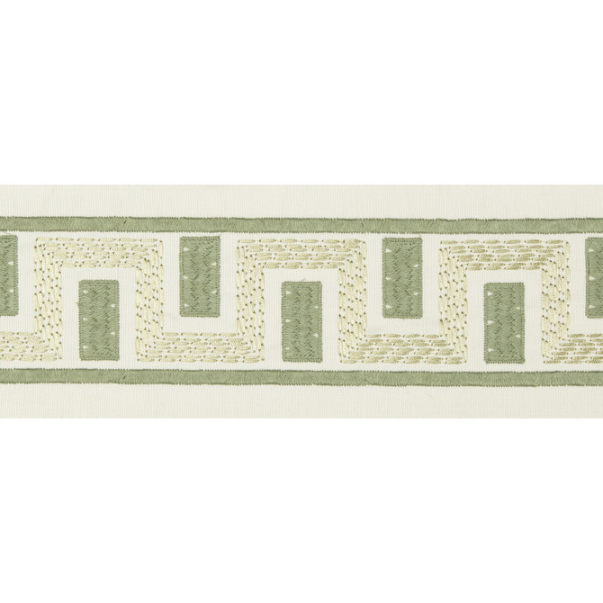 Seacliffe Tape Moss by Lee Jofa Designer Trim WESTPORT TRIMMINGS COTTON - 58%;SPUN POLYESTER - 31%;VISCOSE - 11% India MEDIUM Horizontal: 3.14 and Vertical: 3.93 3.14 - Swanky Fabrics -