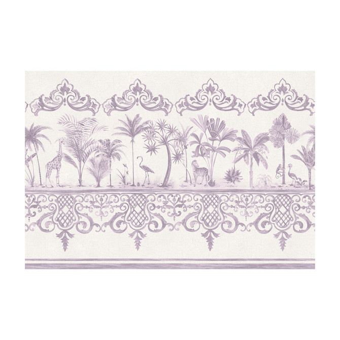 Rou Border Dove by Cole & Son Designer Wallcovering PAPER - 100% United Kingdom Horizontal: and Vertical: 20.5 - Swanky Fabrics -
