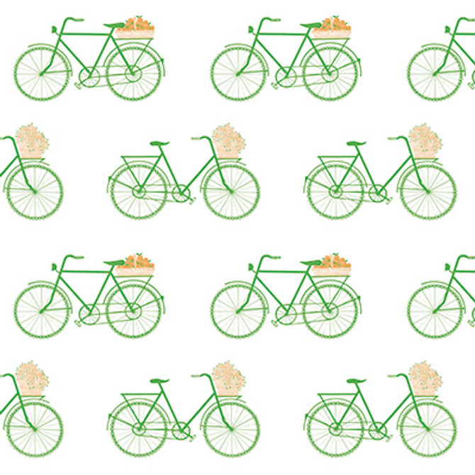 Bicicletas Verde by Gaston Y Daniela Designer Wallcovering