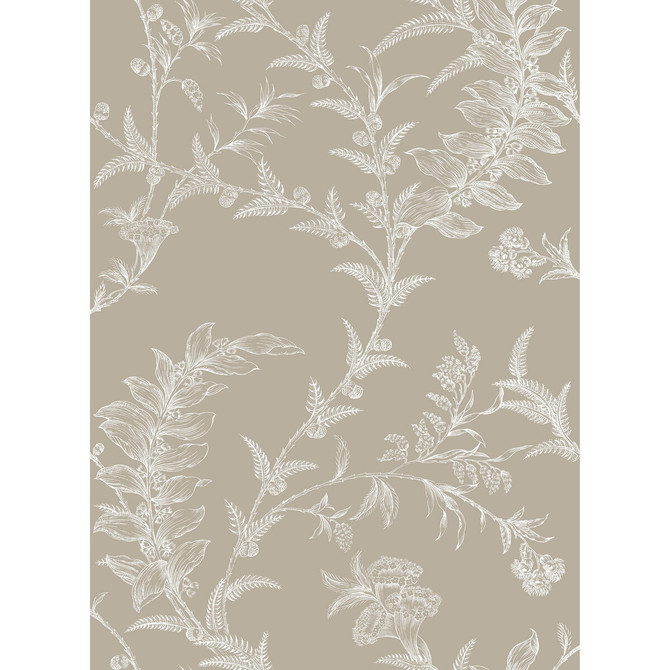 Ludlow Taupe by Cole & Son Designer Wallcovering PAPER - 100% United Kingdom Horizontal: and Vertical: 28.5 21 - Swanky Fabrics -