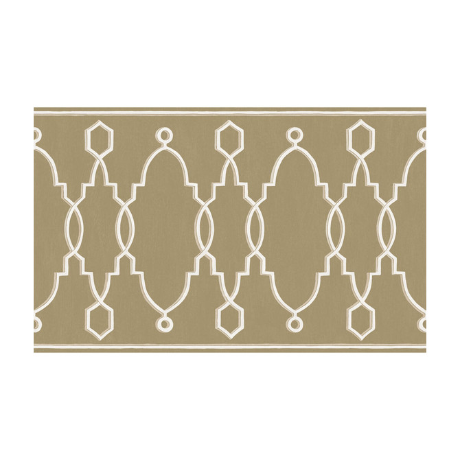Parterre Border Gold by Cole & Son Designer Wallcovering PAPER - 100% United Kingdom Horizontal: and Vertical: 15.7 - Swanky Fabrics -