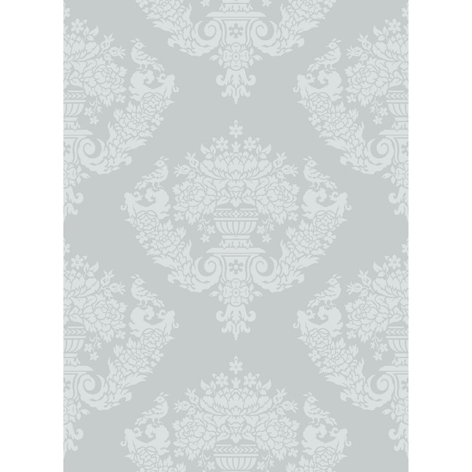 Sudbury Dove by Cole & Son Designer Wallcovering PAPER - 100% United Kingdom Horizontal: and Vertical: 14.5 21 - Swanky Fabrics -