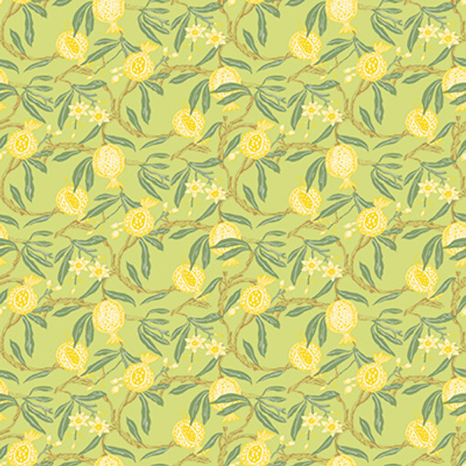 Granadas Amarillo by Gaston Y Daniela Designer Wallcovering