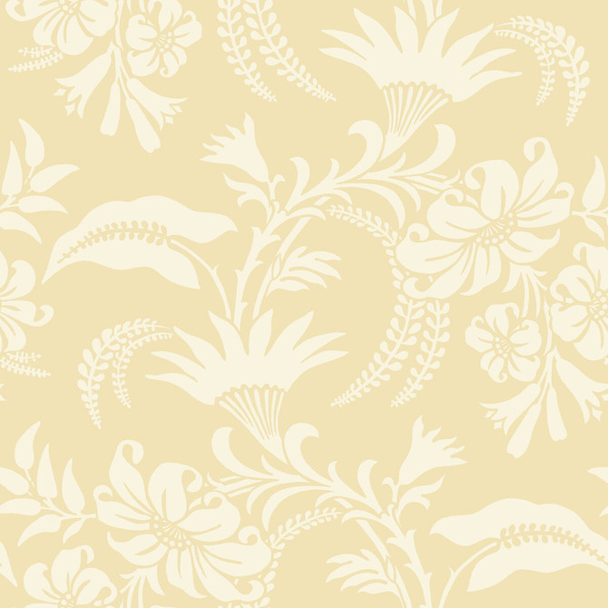 Cranley Yellow by Cole & Son Designer Wallcovering PAPER - 100% United Kingdom Horizontal: and Vertical: 21 21 - Swanky Fabrics -