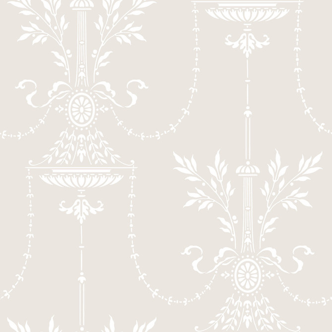 Dorset Dove by Cole & Son Designer Wallcovering PAPER - 100% United Kingdom Horizontal: and Vertical: 21 21 - Swanky Fabrics -