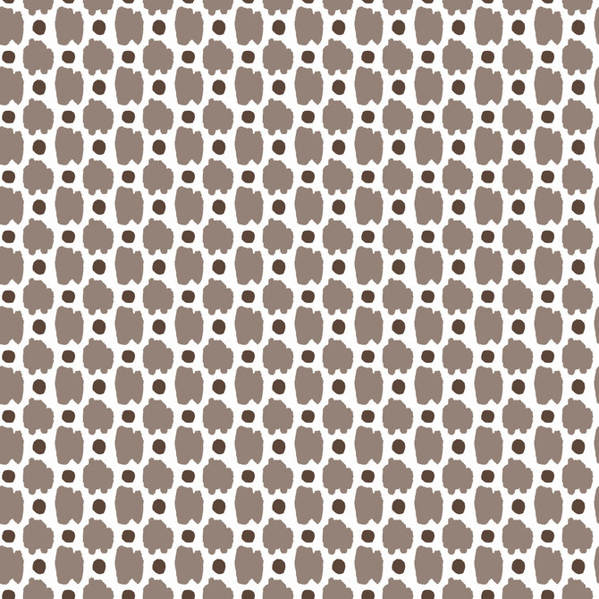 Spots Chocolate by Gaston Y Daniela Designer Wallcovering GASTON LIBRERIA PAPER - 100% Spain - Horizontal: 0 and Vertical: 2 20.8 - Swanky Fabrics -