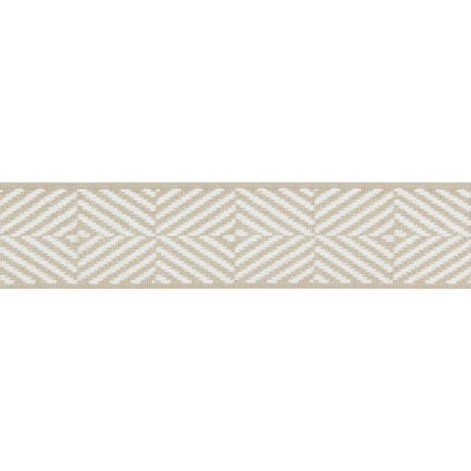Beaumont Tape Beige by Lee Jofa Designer Trim SUZANNE KASLER THE RIVIERA COLLECTION POLYESTER - 68%;COTTON - 32% United Kingdom Horizontal: 2 and Vertical: 1.18 2 - Swanky Fabrics -