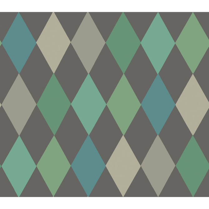 Punchinello Teal On Char by Cole & Son Wallcovering Cole & Son Wallcovering Punchinello Teal On CharWallcovering COLE & SON WHIMSICAL PAPER - 100% United Kingdom </p><p>Repeat: H: , V: 18.1 20.5 - Fabric Carolina -