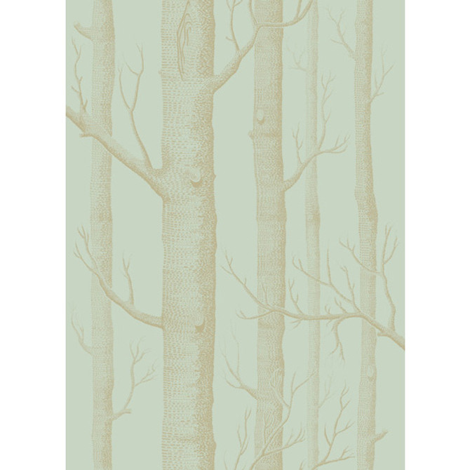 Woods Green/Gold by Cole & Son Designer Wallcovering