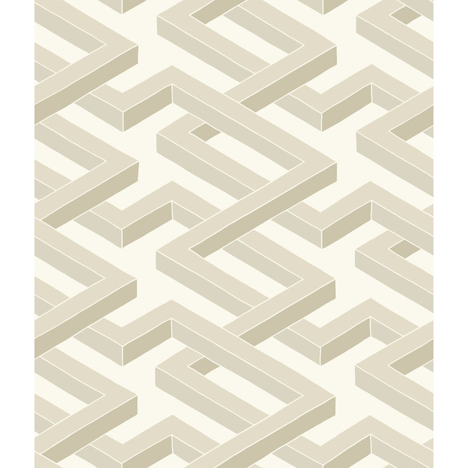 Luxor White by Cole & Son Designer Wallcovering COLE & SON GEOMETRIC II PAPER - 100% United Kingdom Horizontal: and Vertical: 12 20.5 - Swanky Fabrics -