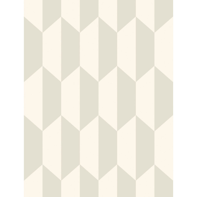 Tile White And Stone by Cole & Son Designer Wallcovering COLE & SON GEOMETRIC II PAPER - 100% United Kingdom Horizontal: and Vertical: 13.8 21 - Swanky Fabrics -