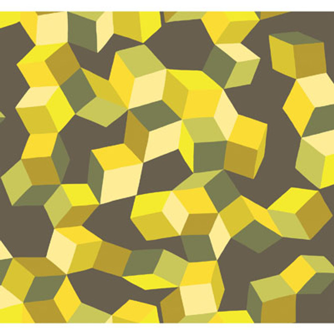 Puzzle Yellow And Black by Cole & Son Designer Wallcovering