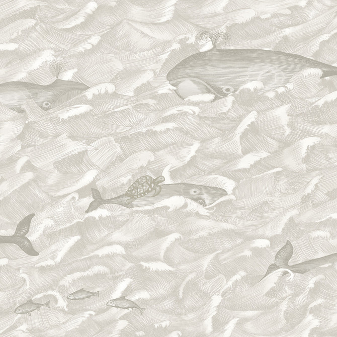Melville Neutral by Cole & Son Designer Wallcovering COLE & SON WHIMSICAL PAPER - 100% United Kingdom Horizontal: and Vertical: 27 27 - Swanky Fabrics -