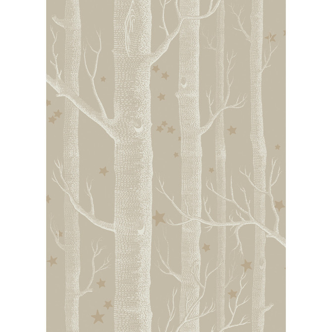 Woods & Stars Linen by Cole & Son Designer Wallcovering COLE & SON WHIMSICAL PAPER - 100% United Kingdom Horizontal: and Vertical: 28.3 20.5 - Swanky Fabrics -