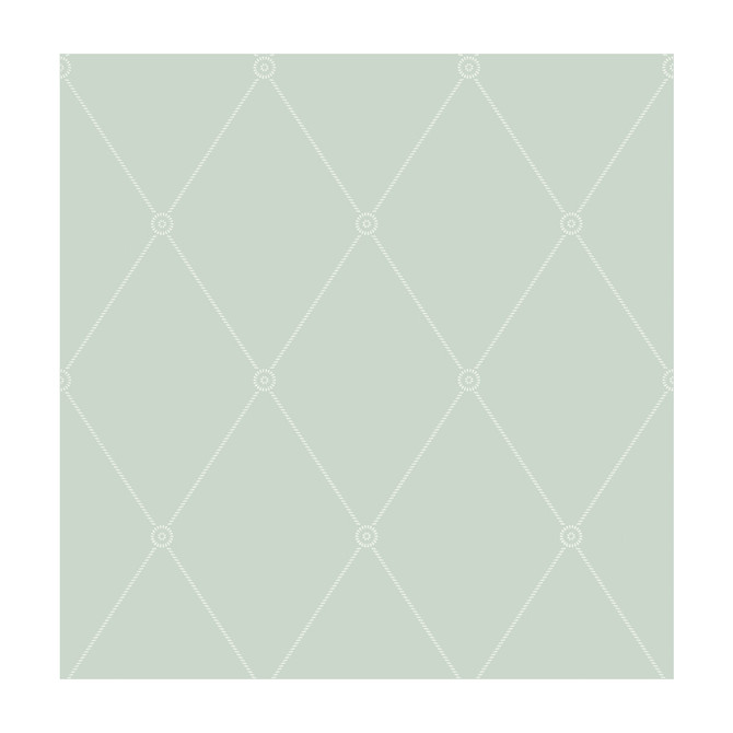 Large Georgian Rope Trellis Duck Egg by Cole & Son Designer Wallcovering COLE & SON ARCHIVE ANTHOLOGY PAPER - 100% United Kingdom Horizontal: and Vertical: 10.4 20.5 - Swanky Fabrics -