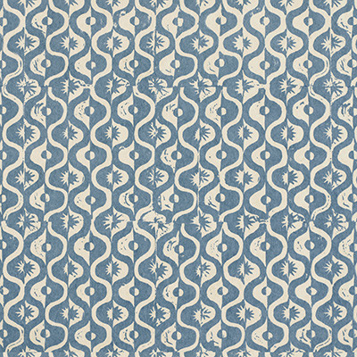 Small Medallion Wp Azure by Lee Jofa Designer Wallcovering