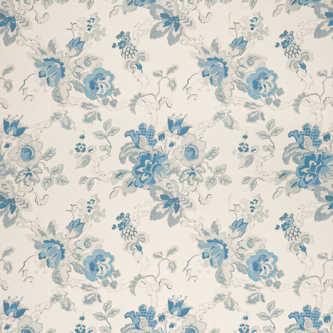 Parnham Azure by Lee Jofa Designer Wallcovering BLITHFIELD CELLULOSE - 100% United Kingdom - Horizontal: 25 and Vertical: 28 51.5 - Swanky Fabrics -