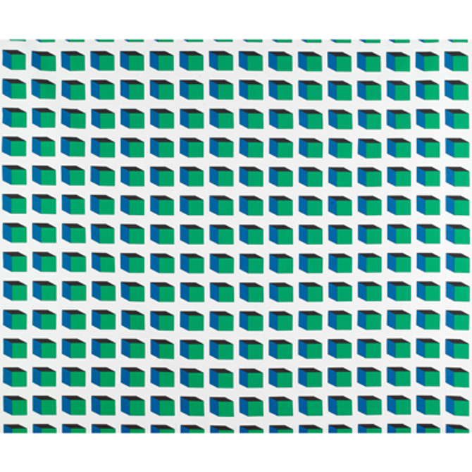 Lolo Verde/Azul by Gaston Y Daniela Designer Fabric