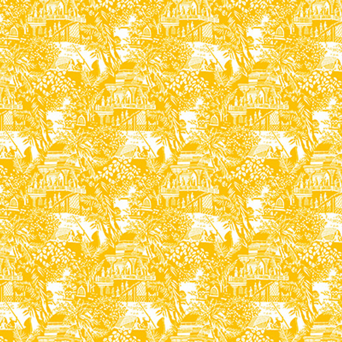 Olimpo Amarillo by Gaston Y Daniela Designer Wallcovering
