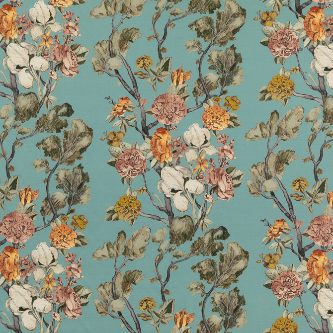 Wild Side Teal by Mulberry Fabric Mulberry Fabric Wild Side TealFabric MODERN COUNTRY II LINEN - 100% Austria </p><p>Repeat: H: 18.912, V: 29.55 56.736 - Fabric Carolina -