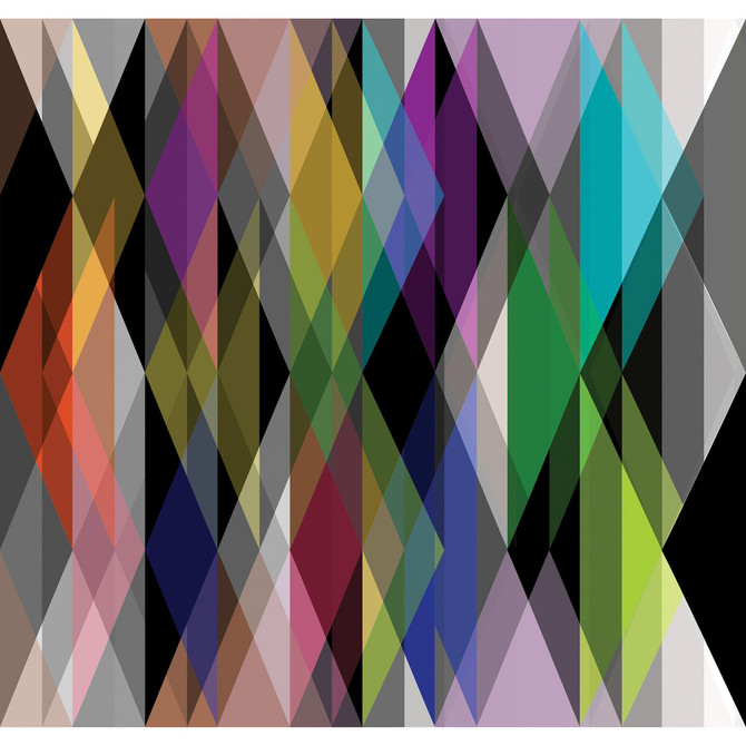 Circus Multicolour by Cole & Son Designer Wallcovering COLE & SON GEOMETRIC PAPER - 100% United Kingdom Horizontal: and Vertical: 124 - Swanky Fabrics -