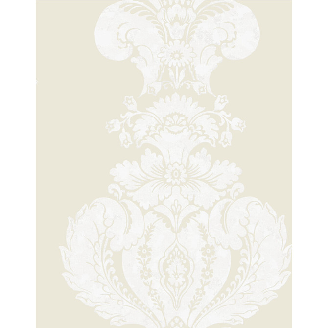 Baudelaire White And Ivory by Cole & Son Designer Wallcovering COLE & SON ALBEMARLE PAPER - 100% United Kingdom Horizontal: and Vertical: 25.22 20 - Swanky Fabrics -