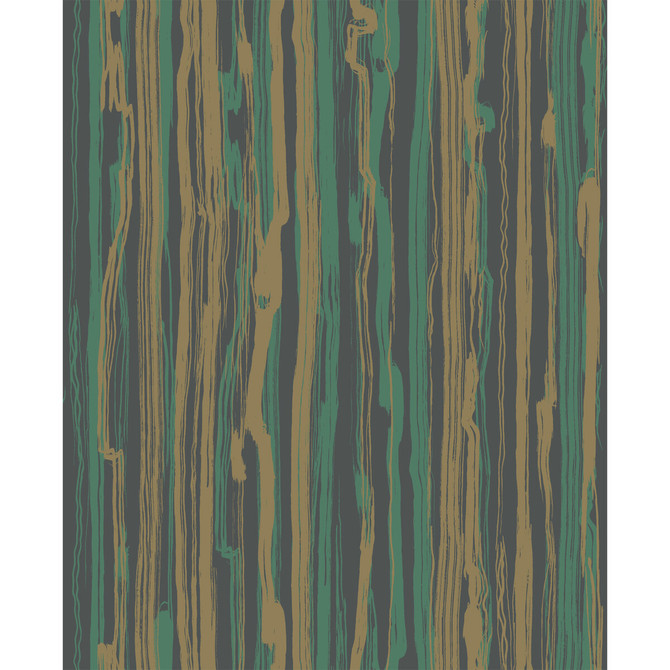 Strand Teal & Gold by Cole & Son Designer Wallcovering COLE & SON CURIO PAPER - 100% United Kingdom - Horizontal: - and Vertical: 25.2 20.5 - Swanky Fabrics -