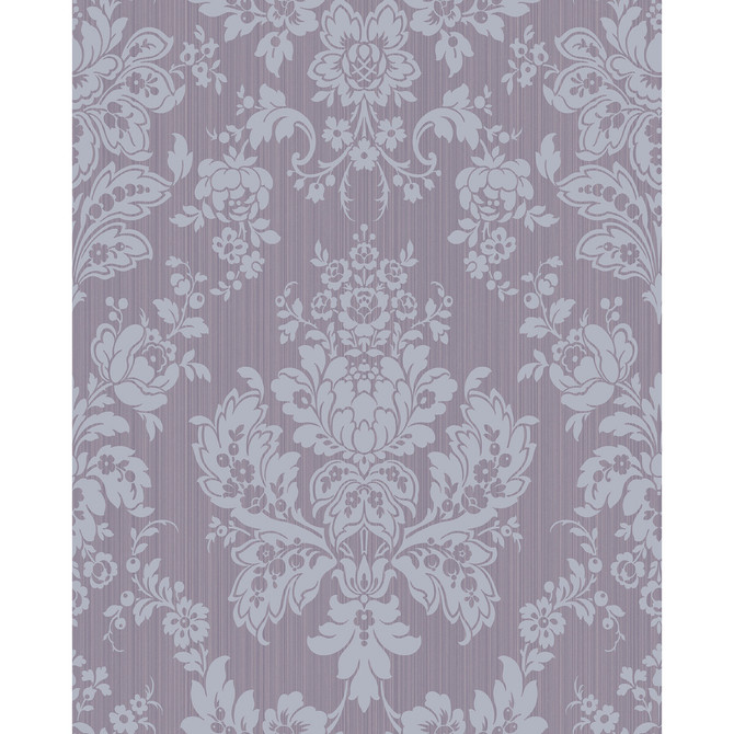 Giselle Plum by Cole & Son Designer Wallcovering COLE & SON MARIINSKY DAMASK PAPER - 100% United Kingdom Horizontal: and Vertical: 25.25 20.5 - Swanky Fabrics -