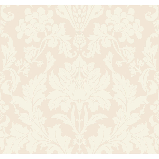 Fonteyn Parchment by Cole & Son Designer Wallcovering COLE & SON MARIINSKY DAMASK PAPER - 100% United Kingdom Horizontal: and Vertical: 25.25 27 - Swanky Fabrics -