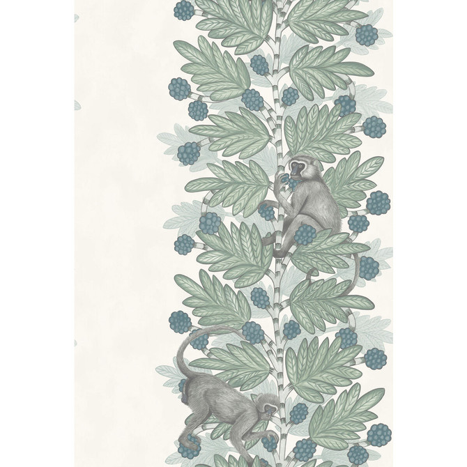Acacia Blue & Green by Cole & Son Designer Wallcovering COLE & SON ARDMORE PAPER - 100% United Kingdom Horizontal: and Vertical: 30 20.5 - Swanky Fabrics -