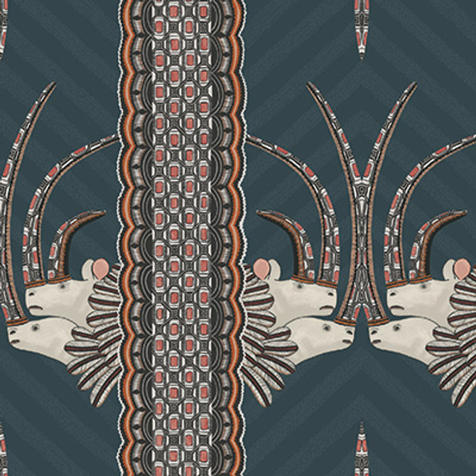 Jabu Blue by Cole & Son Designer Wallcovering