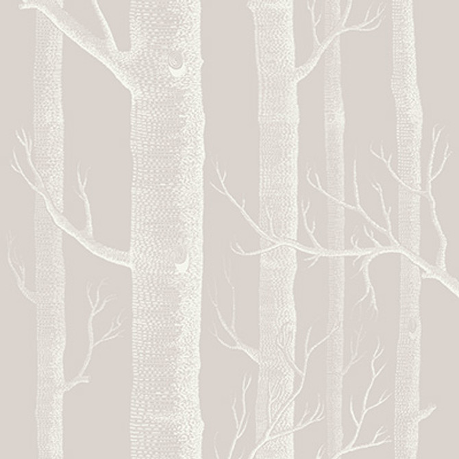 Woods Stone/White by Cole & Son Designer Wallcovering