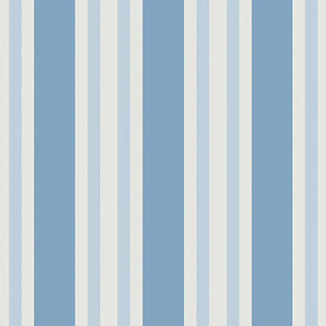 Polo Stripe Blue by Cole & Son Designer Wallcovering