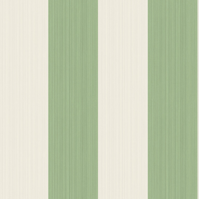 Jaspe Stripe Green by Cole & Son Designer Wallcovering COLE & SON MARQUEE STRIPES PAPER - 100% United Kingdom Horizontal: 20.5 and Vertical: 0 20.5 - Swanky Fabrics -