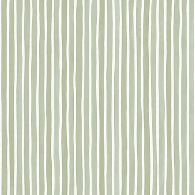 Croquet Stripe Olive by Cole & Son Designer Wallcovering