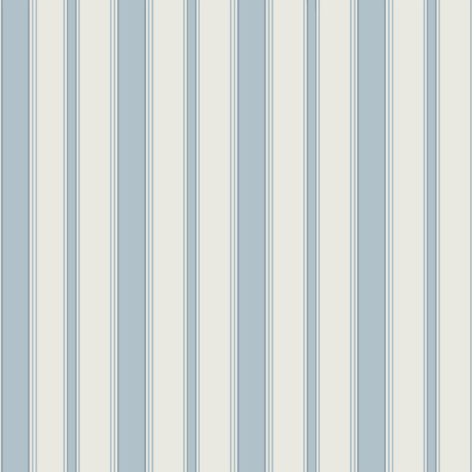 Cambridge Stripe Pale Blue by Cole & Son Designer Wallcovering COLE & SON MARQUEE STRIPES PAPER - 100% United Kingdom Horizontal: 21 and Vertical: 21 - Swanky Fabrics -