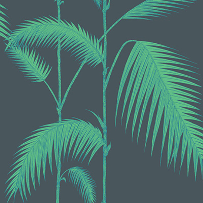 Palm Leaves Viridian by Cole & Son Designer Wallcovering