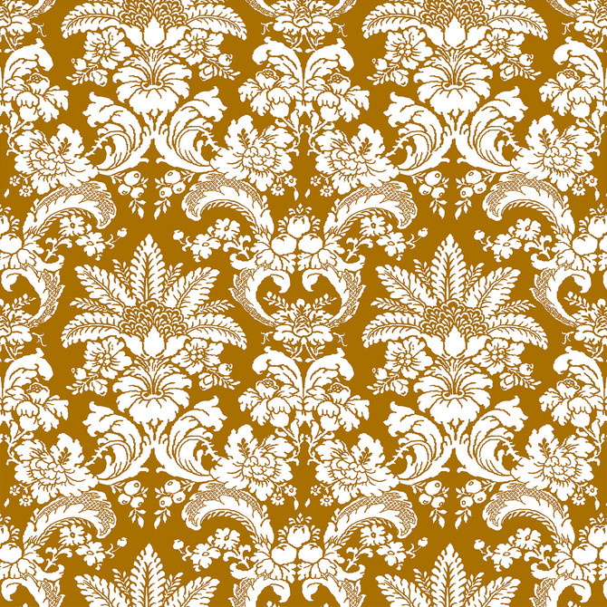 Grajal Ocre by Gaston Y Daniela Designer Fabric LORENZO CASTILLO V VISCOSE - 60%;LINEN - 30%;COTTON - 10% Italy HEAVY Horizontal: 27 and Vertical: 26.58 54 - Swanky Fabrics -