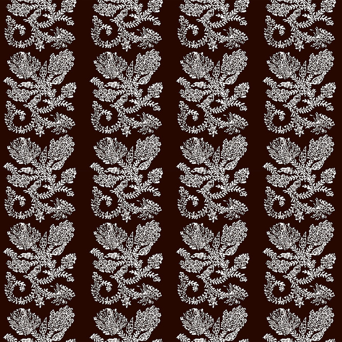 Camino Chocolate by Gaston Y Daniela Designer Fabric LORENZO CASTILLO V COTTON - 61%;LINEN - 39% Spain MEDIUM Horizontal: 7 and Vertical: 6.6 54 - Swanky Fabrics -