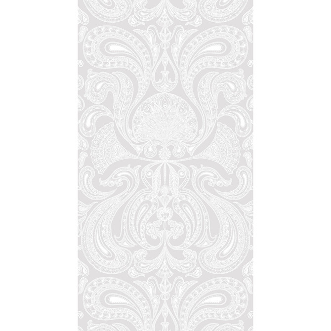 Malabar White/Lilac by Cole & Son Designer Wallcovering CONTEMPORARY RESTYLED PAPER - 100% United Kingdom Horizontal: 21 and Vertical: 30 21 - Swanky Fabrics -