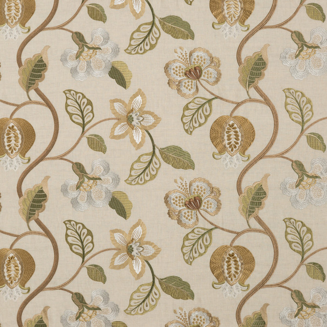 Elvaston Willow by G P & J Baker Designer Fabric LANGDALE LINEN - 35%;VISCOSE - 35%;COTTON - 30% India - Horizontal: 25.216 and Vertical: 14.972 50.432 - Swanky Fabrics -