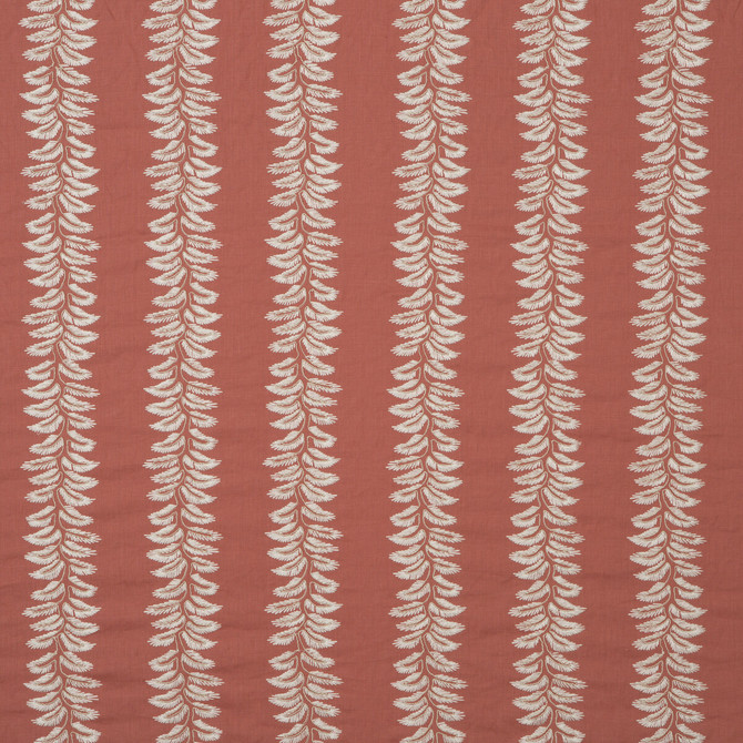 Bradbourne Coral by G P & J Baker Designer Fabric LANGDALE LINEN - 64%;POLYESTER - 30%;VISCOSE - 6% India MEDIUM Horizontal: 5.91 and Vertical: 7.88 49.25 - Swanky Fabrics -