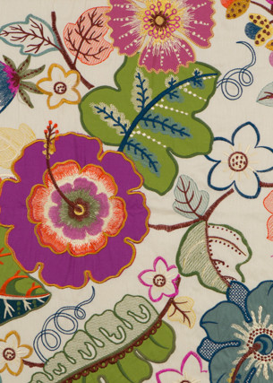 Exotic Garden Multi by G P & J Baker Designer Fabric