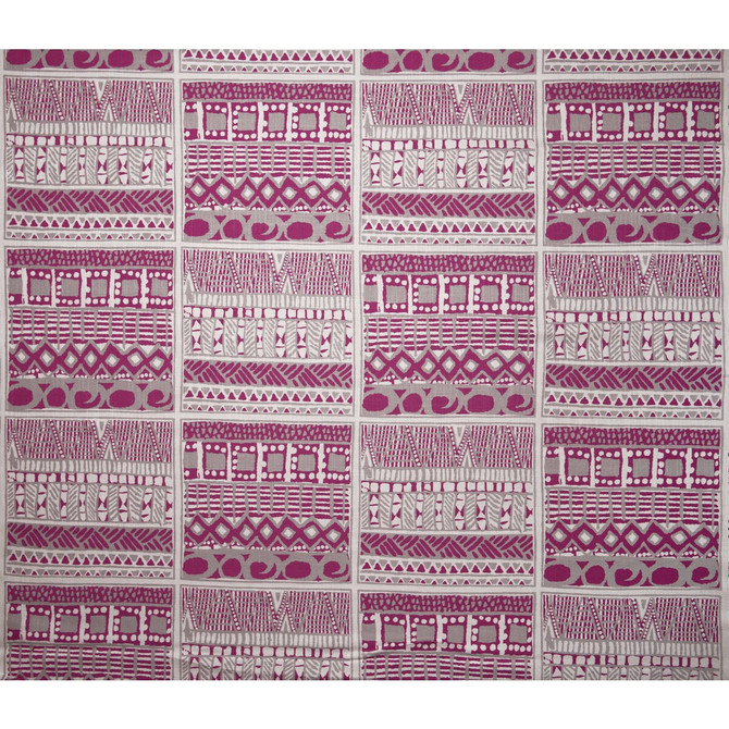 Suajili Frambuesa by Gaston Y Daniela Designer Fabric GASTON AFRICALIA VISCOSE - 60%;LINEN - 30%;COTTON - 10% Spain HEAVY Horizontal: 26.5 and Vertical: 25.59 55 - Swanky Fabrics -