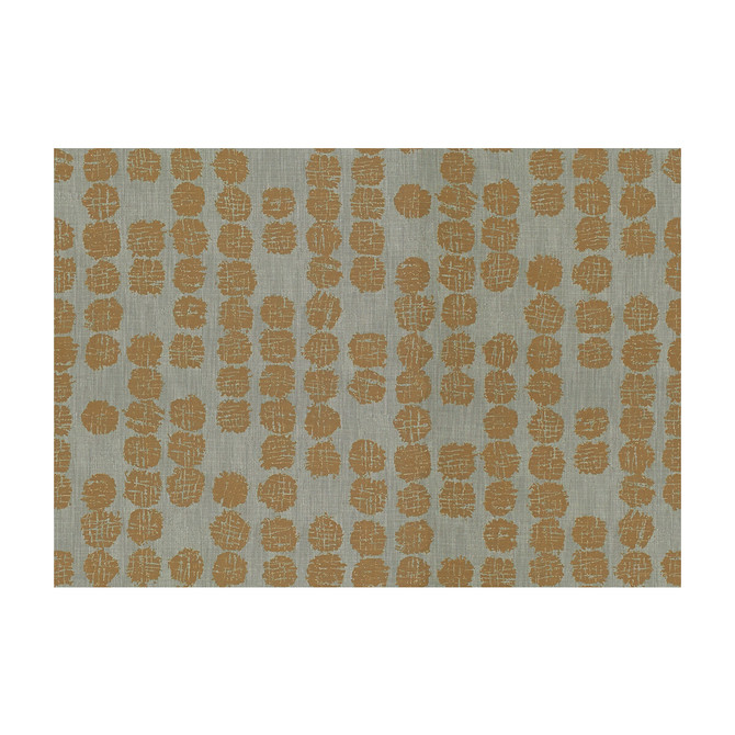 Solstice Rust/Dove by Groundworks Designer Fabric KELLY WEARSTLER TERRA FIRMA TEXTILES SOLUTION DYED POLYESTER - 100% Italy HEAVY Horizontal: 17.75 and Vertical: 25.25 53.5 - Swanky Fabrics -