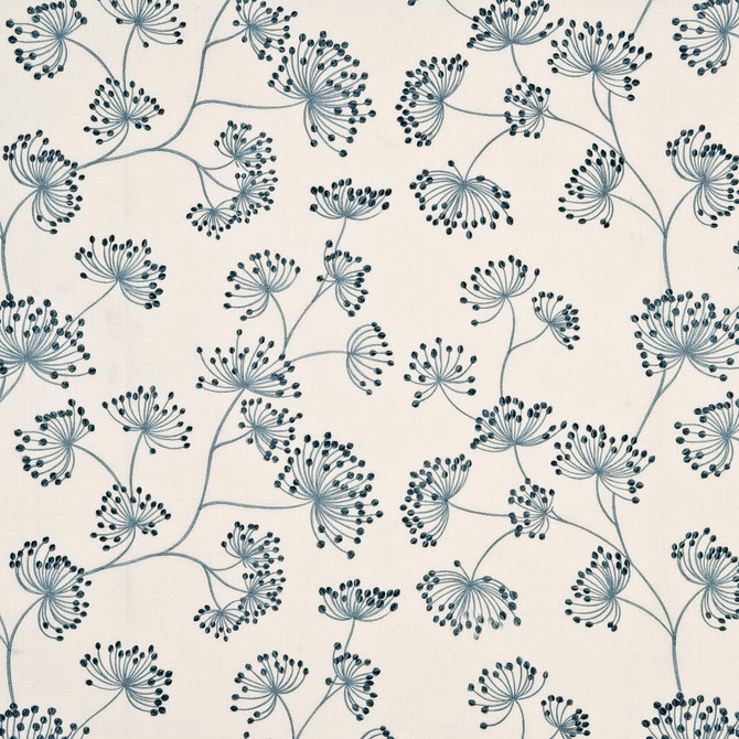 Meadow Linen Soft Blue by Mulberry Designer Fabric