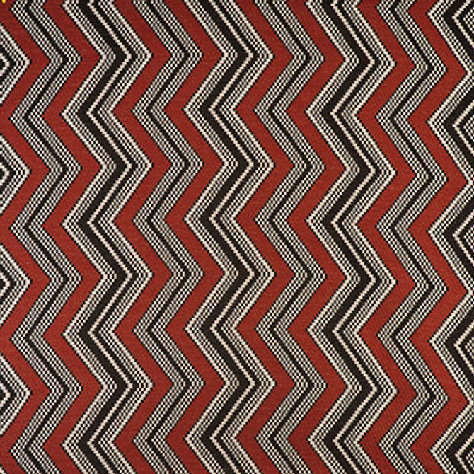 Zig Zag Rojo by Gaston Y Daniela Designer Fabric