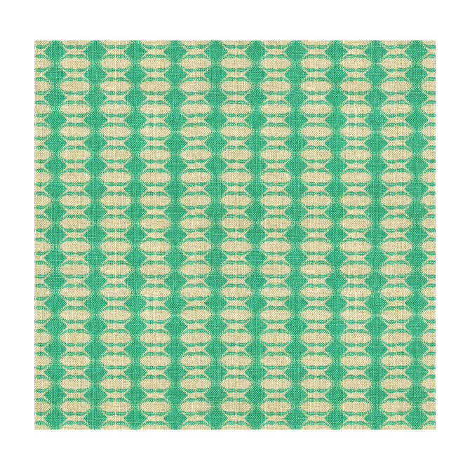 Diamond Aqua by Groundworks Designer Fabric ALLEGRA HICKS GARDEN COLLECTION LINEN - 88%;NYLON - 12% Belgium HEAVY Horizontal: 1.25 and Vertical: 1 53 - Swanky Fabrics -