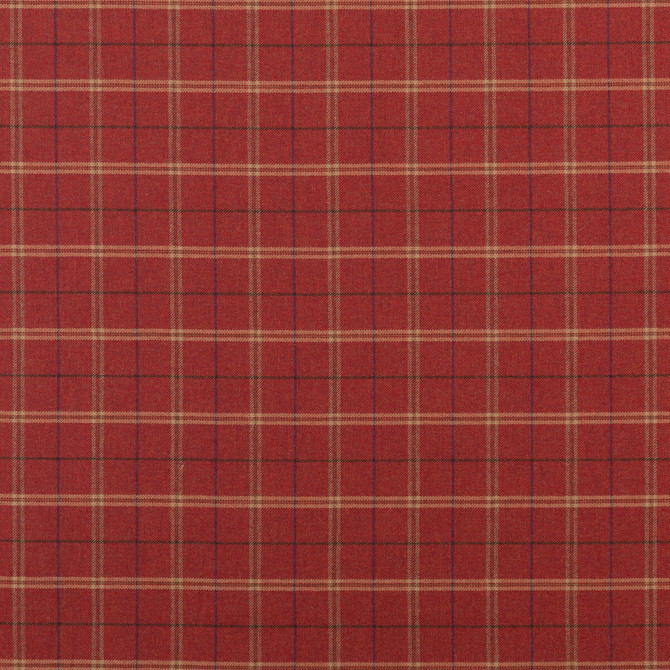 Islay Red by Mulberry Designer Fabric BOHEMIAN ROMANCE MERINO WOOL - 50%;WOOL - 50% United Kingdom - Horizontal: 4.728 and Vertical: 4.728 59.1 - Swanky Fabrics -